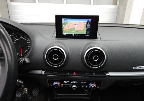 Audi A3 cena 57900 przebieg: 212635, rok produkcji 2013 z Kartuzy małe 781